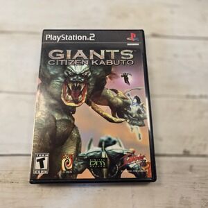 Giants Citizen Kabuto Sony PlayStation 2 PS2 Interplay 2001 CIB Complete